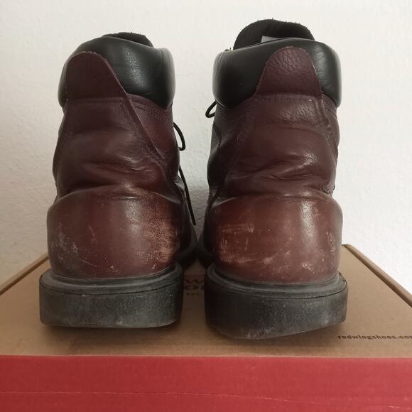 RED WING Steel Toe Work Boot 2406 Brown Leather SZ 12 EE E2 Lace Up Electrical - Picture 4 of 7